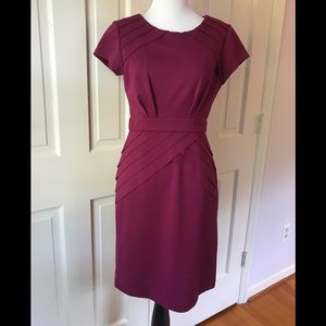 Max & Cleo Burgundy Maroon Dress. Size 4